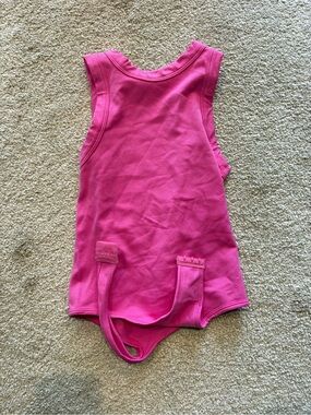 Hot Pink Sleeveless Romper